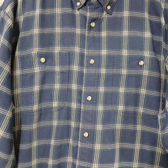 Wrangler Rugged Wear Long Sleeve Shirt Size 3XL Plaid Button Down Workwear - Picture 4 of 10